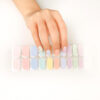 Soft pastel whispers semicured gel pastel nail colors