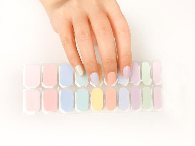 Soft pastel whispers semicured gel pastel nail colors