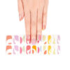 Twirly delight semicured abstract nail design